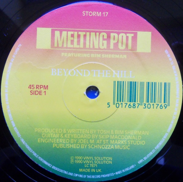 Melting Pot Featuring Bim Sherman - Beyond The Hill | Vinyl Solution (STORM 17) - main