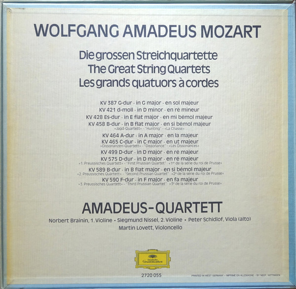 Die Großen Streichquartette