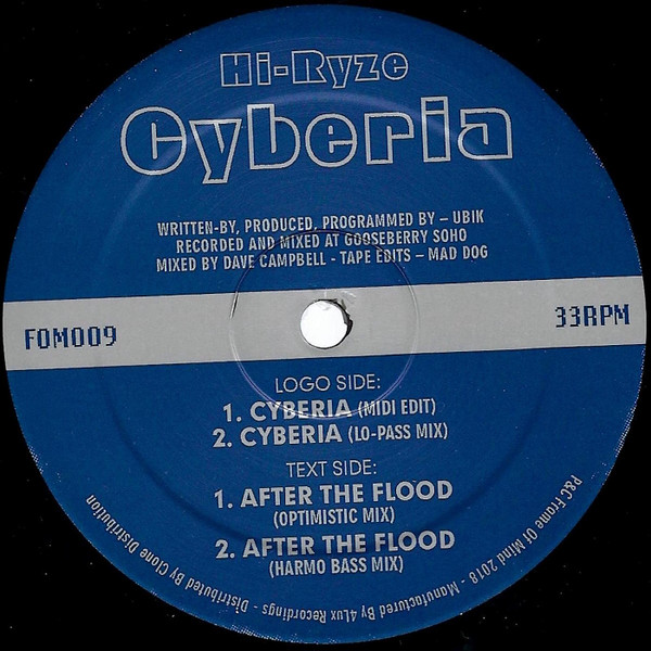 Hi-Ryze - Cyberia / After The Flood | Frame Of Mind (FOM009) - main Hi-Ryze - Cyberia / After The Flood | Frame Of Mind (FOM009) - main