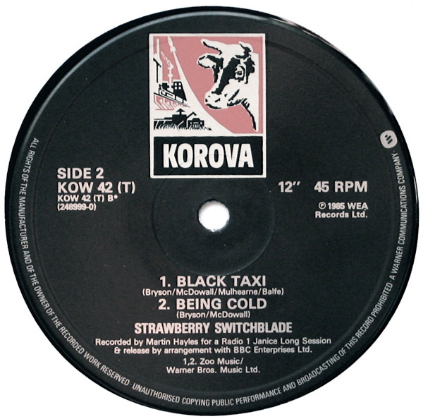 Strawberry Switchblade - Jolene | Korova (KOW 42T) - 4