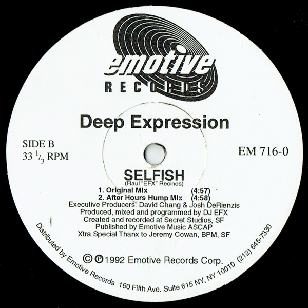 Deep Expression - Serenade | Emotive Records (EM 716-0) - 2 Deep Expression - Serenade | Emotive Records (EM 716-0) - 2