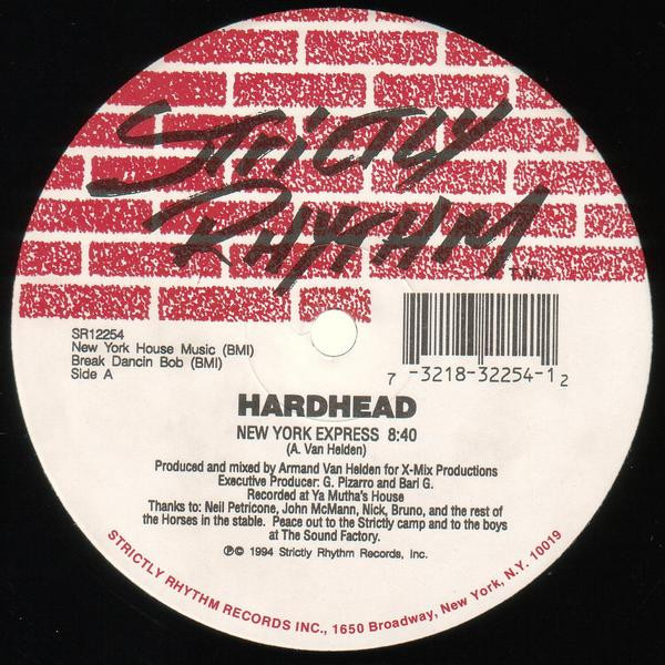 Hardhead - New York Express | Strictly Rhythm (SR12254)