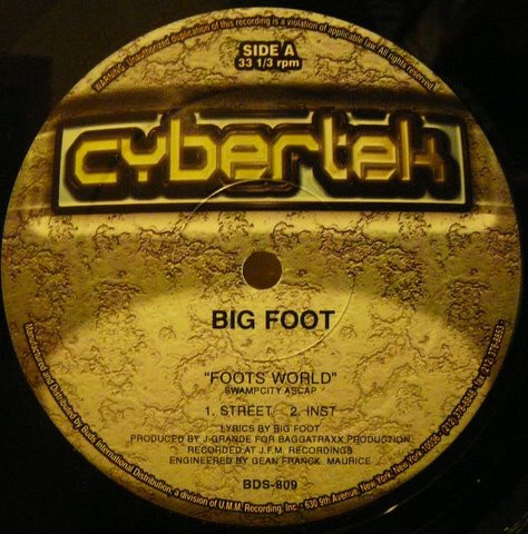 Big Foot - Foots World / Legacy Of Rage | Cybertek Records (BDS-809)