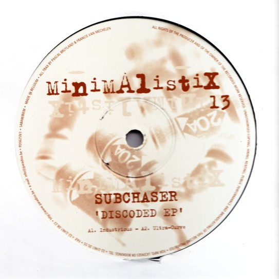 Subchaser - Discoded EP | Minimalistix (MN013) - main