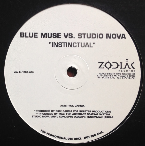 Blue Muse Vs. Studio Nova - Instinctual | Zodiac Music (ZOD 003) - 2