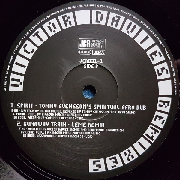 Victor Davies - Remixes | Jazzanova Compost Records (JCR) (JCR 031-1) - 4
