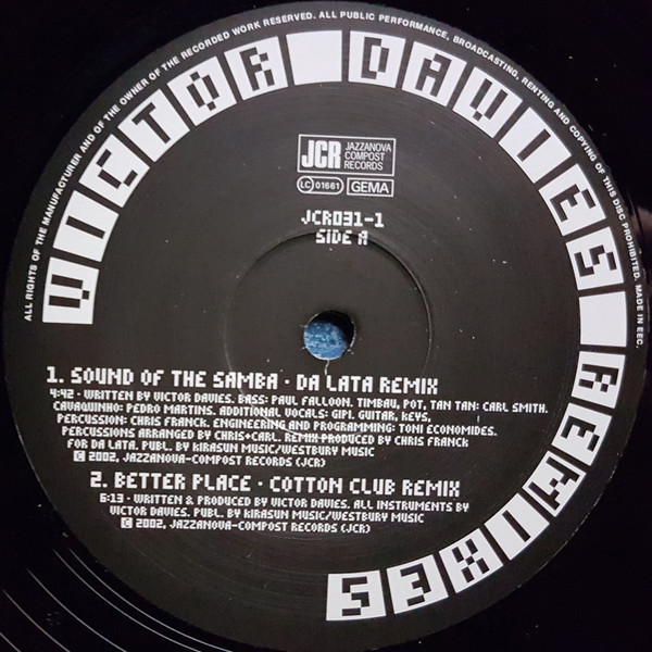 Victor Davies - Remixes | Jazzanova Compost Records (JCR) (JCR 031-1) - 3