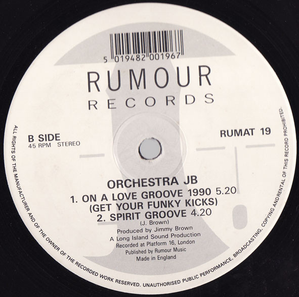 Orchestra JB - Free Spirit (Slow Burn) | Rumour Records (RUMAT 19) - 4