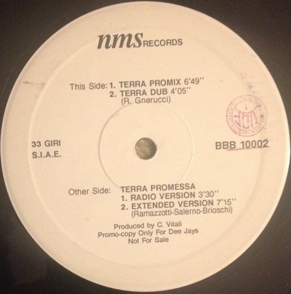 Unknown Artist - Terra Promix / Terra Dub / Terra Promessa | Nms Records (BBB 10002) - main