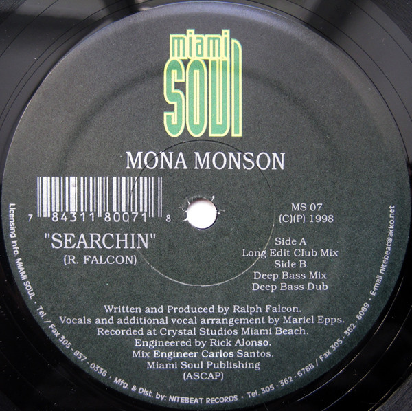 Mona Monson - Searchin | Miami Soul (MS 07) - main