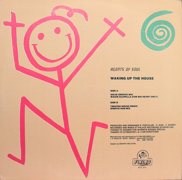 Agents Of Soul - Waking Up The House | Flying Records (FLY 011) - 2 Agents Of Soul - Waking Up The House | Flying Records (FLY 011) - 2