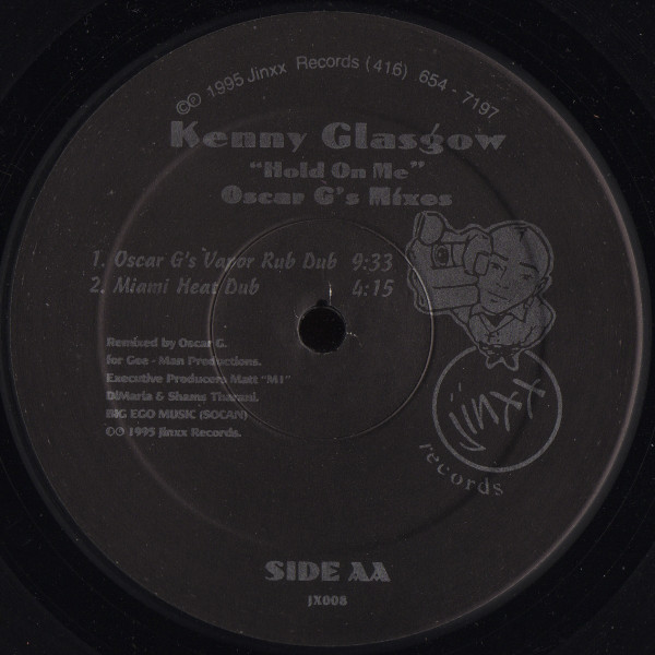 Kenny Glasgow - Hold On Me | Jinxx Records (JX008)