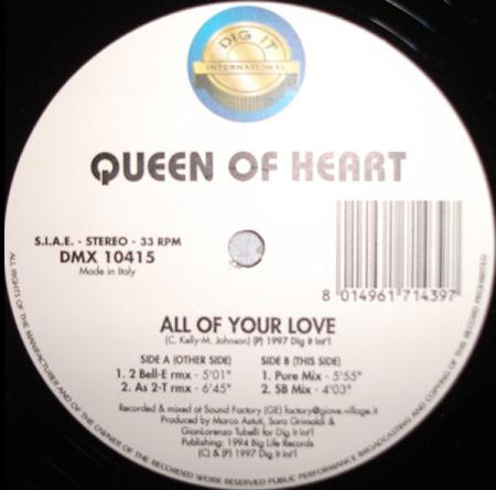 Queen Of Heart - All Of Your Love | Dig It International (DMX 10415) - 3 Queen Of Heart - All Of Your Love | Dig It International (DMX 10415) - 3