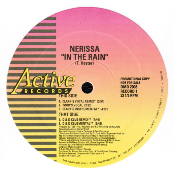 Nerissa - In The Rain | Active Records (DMD 2008) - 2