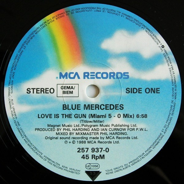 Blue Mercedes - Love Is The Gun | MCA Records (257 937-0) - 3 Blue Mercedes - Love Is The Gun | MCA Records (257 937-0) - 3