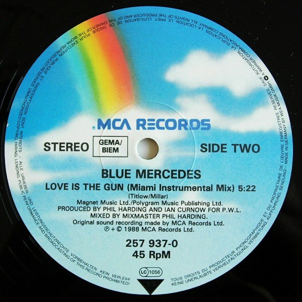 Blue Mercedes - Love Is The Gun | MCA Records (257 937-0) - 4 Blue Mercedes - Love Is The Gun | MCA Records (257 937-0) - 4