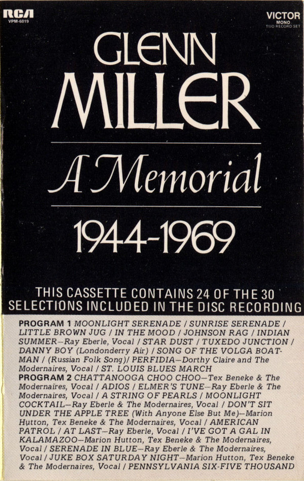 Glenn Miller - A Memorial 1944-1969 | RCA (PK-5103) - main Glenn Miller - A Memorial 1944-1969 | RCA (PK-5103) - main
