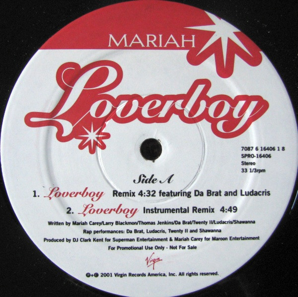 Mariah - Loverboy | Virgin (7087 6 16406 1 8)