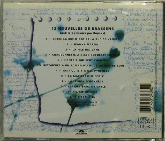 Maxime Le Forestier - 12 Nouvelles De Brassens (Petits Bonheurs Posthumes) | Polydor (533438-2) - 2 Maxime Le Forestier - 12 Nouvelles De Brassens (Petits Bonheurs Posthumes) | Polydor (533438-2) - 2