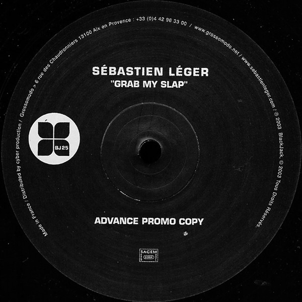 Sébastien Léger - Grab My Hips | Black Jack (BJ 25) - 2