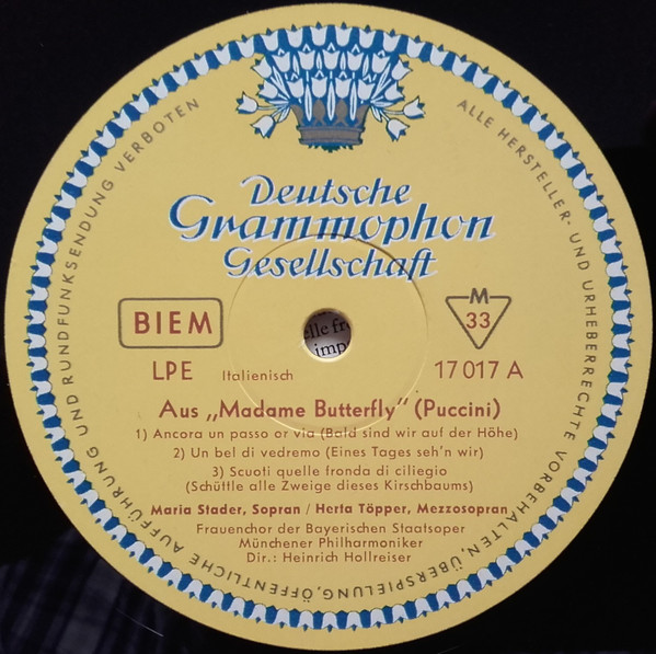 »Madame Butterfly« Ausschnitte - Excerpts - Extraits