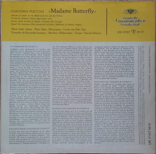 »Madame Butterfly« Ausschnitte - Excerpts - Extraits