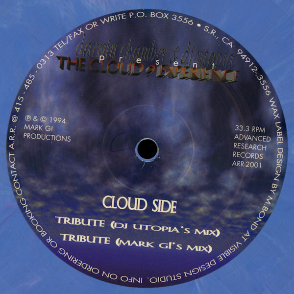 Darwin Chamber & DJ Utopia - The Cloud 9 Experience | Advanced Research Records (ARR-2001)