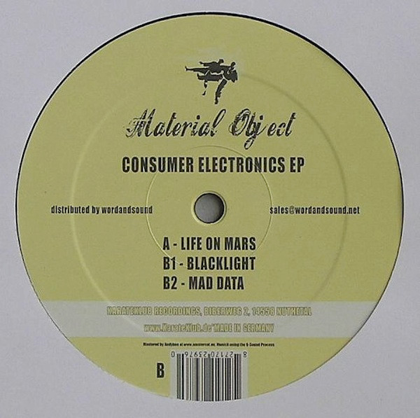 Material Object - Consumer Electronics EP | KarateKlub (KK027) - 2
