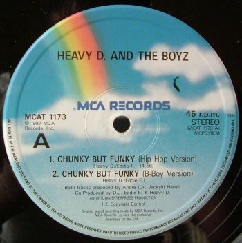 Heavy D. & The Boyz - Chunky But Funky | MCA Records (MCAT 1173) - 3 Heavy D. & The Boyz - Chunky But Funky | MCA Records (MCAT 1173) - 3