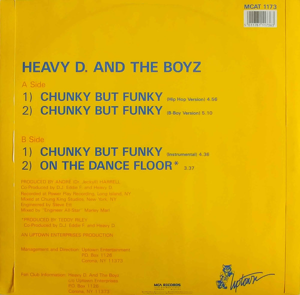 Heavy D. & The Boyz - Chunky But Funky | MCA Records (MCAT 1173) - 2 Heavy D. & The Boyz - Chunky But Funky | MCA Records (MCAT 1173) - 2