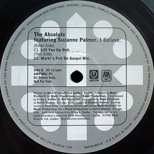 I Believe (Mark Picchiotti Mixes)