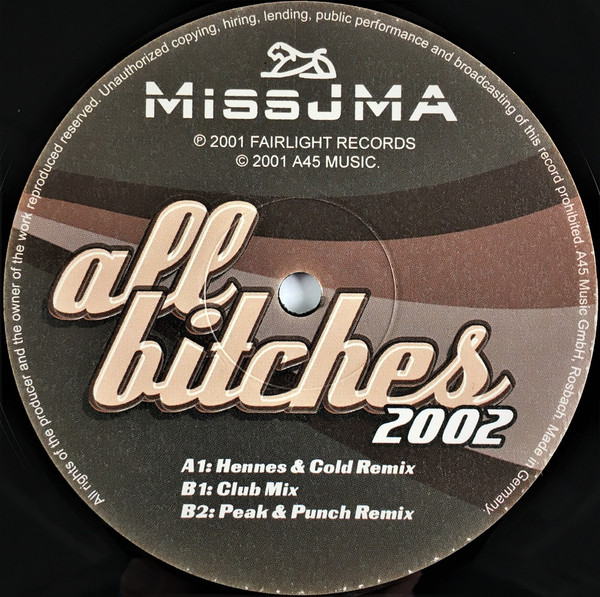 Miss JMA - All Bitches 2002 | Fairlight Records (FAIRLIGHT#22) - 3