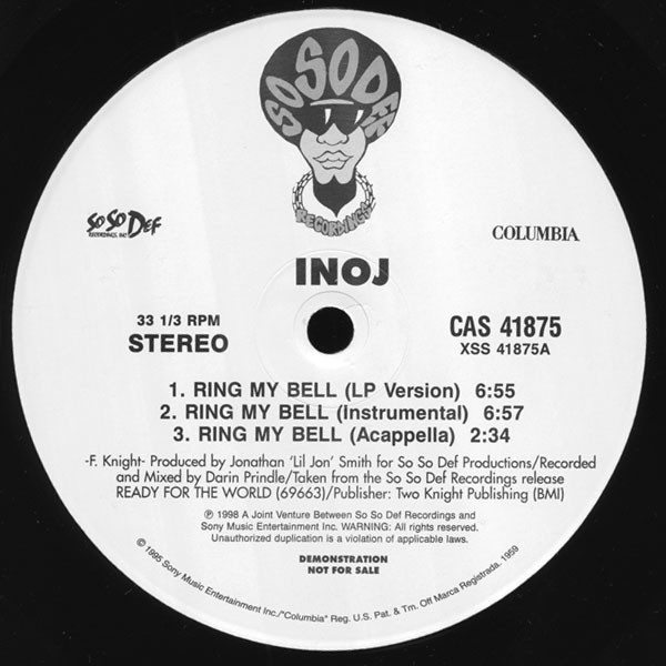 Inoj - Ring My Bell | Columbia (CAS 41875) - 2