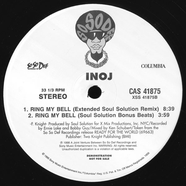 Inoj - Ring My Bell | Columbia (CAS 41875) - 3