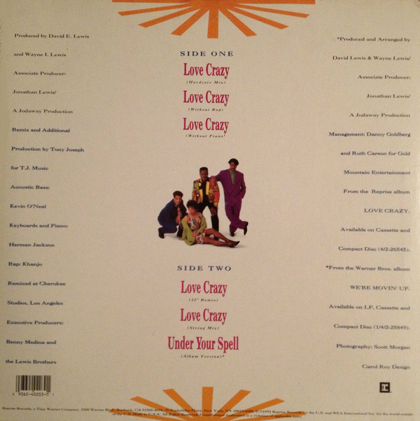 Atlantic Starr - Love Crazy | Reprise Records (0-40203) - 2