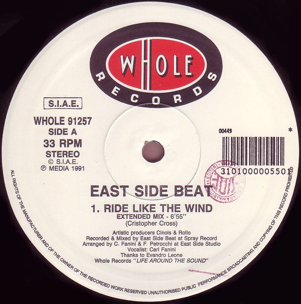 East Side Beat - Ride Like The Wind | Whole Records (WHOLE 91257) - 3 East Side Beat - Ride Like The Wind | Whole Records (WHOLE 91257) - 3