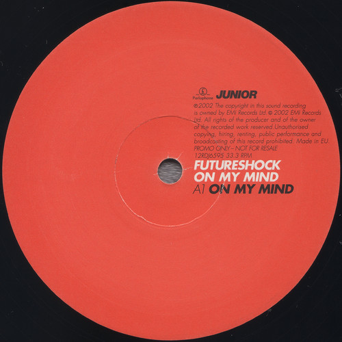 Futureshock - On My Mind | Parlophone (12RDJ6595) - 2 Futureshock - On My Mind | Parlophone (12RDJ6595) - 2