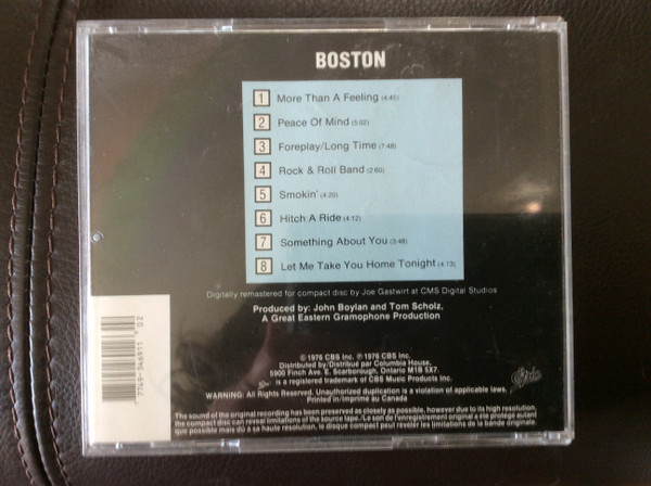 Boston - Boston | Epic (CEK34188) - 4 Boston - Boston | Epic (CEK34188) - 4