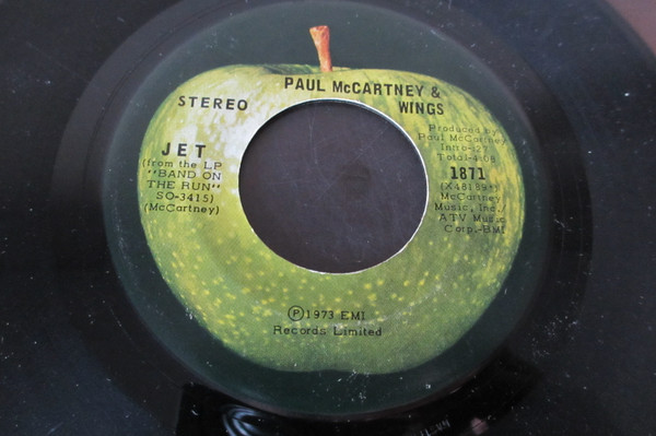 Paul McCartney & Wings - Jet / Let Me Roll It | Apple Records (1871) - main