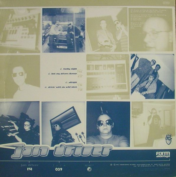 Jan Driver - [ 5 ] | Formaldehyd (form 039) - 2