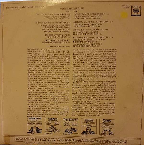 Wagner's Greatest Hits