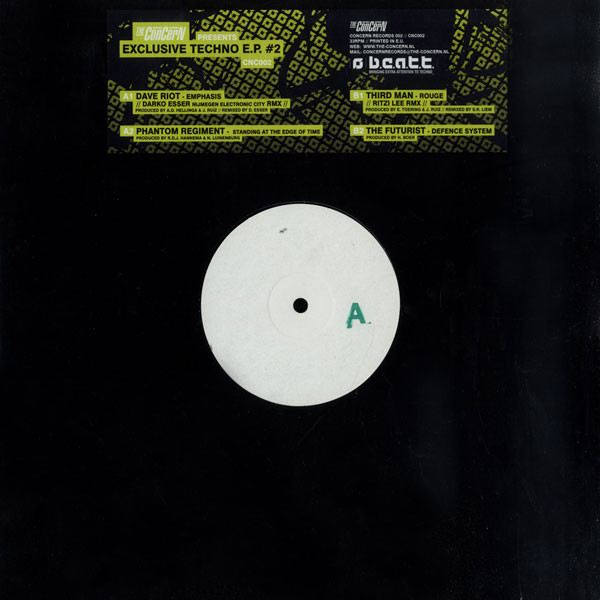 Various - Exclusive Techno E.P. #2 | Concern Records (CNC002)