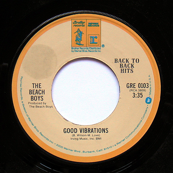 The Beach Boys - Good Vibrations / Heroes And Villains | Brother Records (GRE 0103)