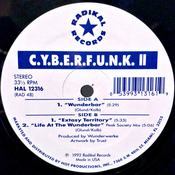 C.Y.B.E.R.F.U.N.K. - Wunderbar | Radikal Records (RAD 48) - 2