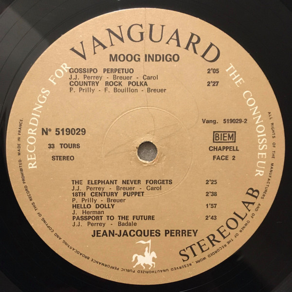Jean-Jacques Perrey - Moog Indigo | Vanguard (519.029) - 4 Jean-Jacques Perrey - Moog Indigo | Vanguard (519.029) - 4