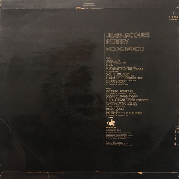 Jean-Jacques Perrey - Moog Indigo | Vanguard (519.029) - 2 Jean-Jacques Perrey - Moog Indigo | Vanguard (519.029) - 2