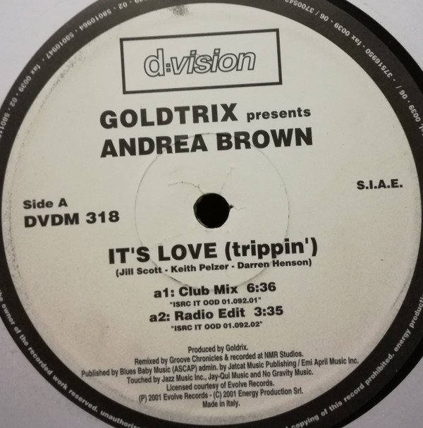 Goldtrix - It's Love (Trippin') | D:vision Records (DVDM 318)