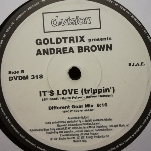 Goldtrix - It's Love (Trippin') | D:vision Records (DVDM 318) - 2 Goldtrix - It's Love (Trippin') | D:vision Records (DVDM 318) - 2