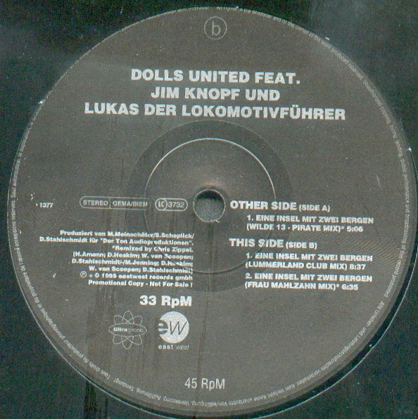 Dolls United Feat. Jim Knopf Und Lukas Der Lokomotivführer - Eine Insel Mit Zwei Bergen | Ultraphonic (PM 1377) - main Dolls United Feat. Jim Knopf Und Lukas Der Lokomotivführer - Eine Insel Mit Zwei Bergen | Ultraphonic (PM 1377) - main
