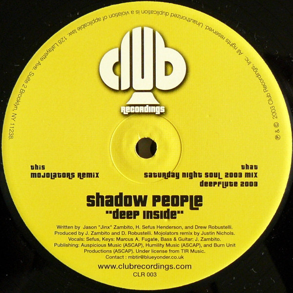 Shadow People - Deep Inside | Club Recordings (CLR 003)